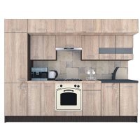Bucatarie BIGMAR 290 4A2 Wenge / Decor 3025